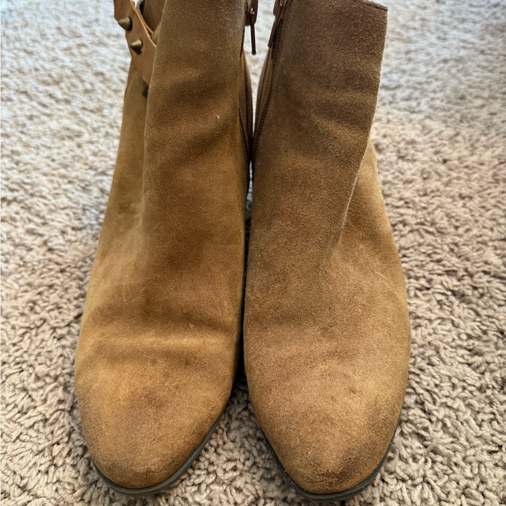 Guess Women's Brown Suede Ankle Booties